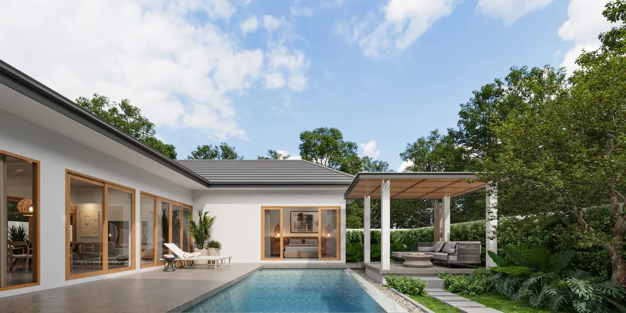 Вилла с 3 спальнями в Ruecha Villa, Кхао Лак