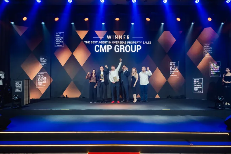 CMP Group на Thailand Real Estate Agent Awards 2026, The Best Agent in Overseas Property Sales