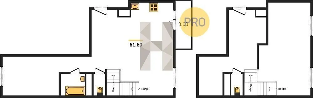 2-комнатная квартира 61 м² — Москва — фото 7