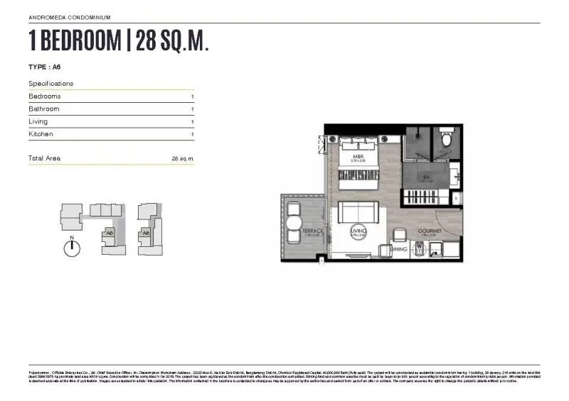 Студия 28 м² — Паттайя — фото 17