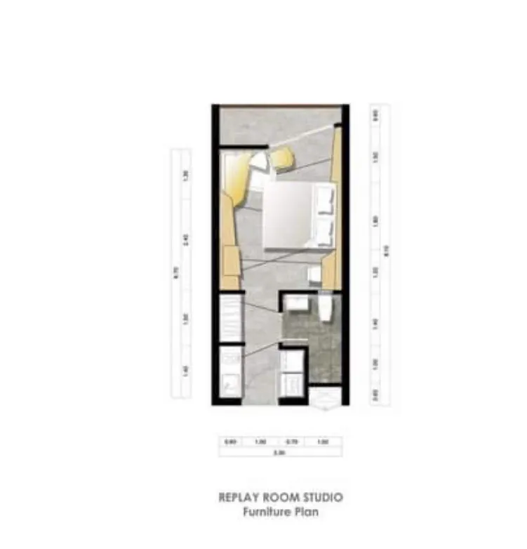 Студия 26 м² — Паттайя — фото 8