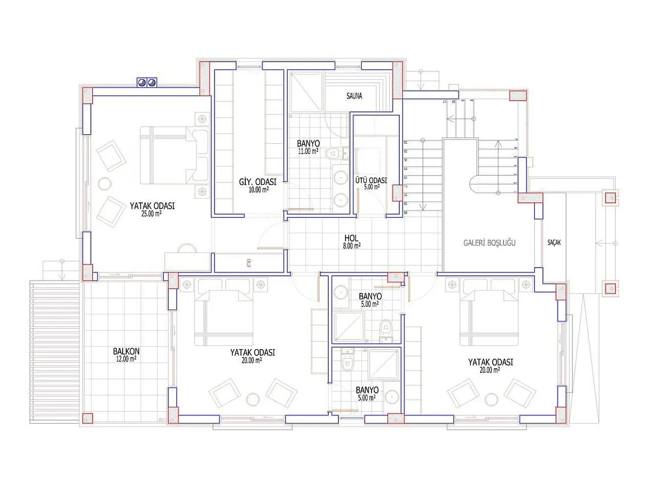4+-комнатная квартира 350 м² — Аланья — фото 6