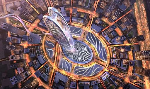 В Дубае строят небоскреб в форме отпечатка пальца правителя эмирата 